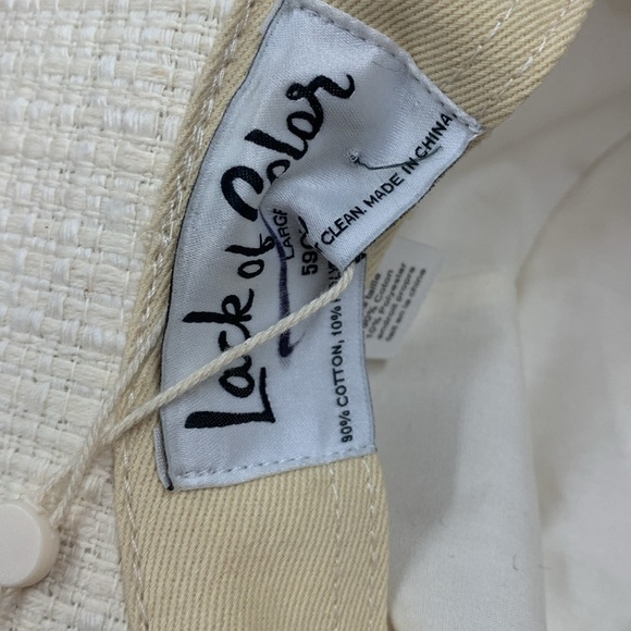 Lack of Color The Sandy - Ivory Tweed new with tags size large main image 7